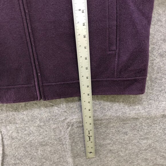 Korean Brand Wolsey Womens Wool Blend Jacket Purple Size 100 or M Zip - Picture 6 of 12